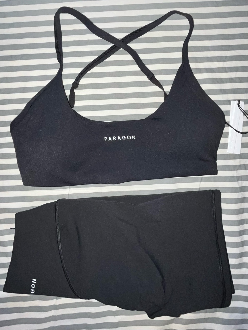 Paragon Recstretch Limitless Crossback Bra + FormLux LiftTech MidRise Short 5” M